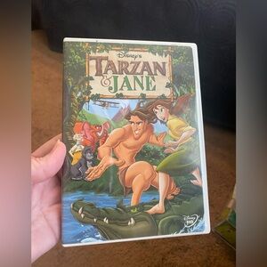 Disney Tarzan & Jane DVD with Jungle Art